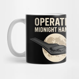Operation Midnight Hammer 4th of July Stealth Bomber USA Flag Mug